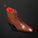Bailey ‘Donovan’ - Cognac Falcon Leather & Cognac Suede Balmoral Boot