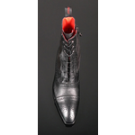 Bailey ‘Donovan’ - Falcon Black Lace-Up Balmoral Boot