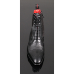 Bailey ‘Donovan’ - Falcon Black Lace-Up Balmoral Boot