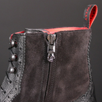 Bailey ‘Donovan’ - Falcon Black Lace-Up Balmoral Boot