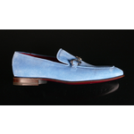 The 'Club Montepulciano' - Winter Sky Blue Handcuff Loafer
