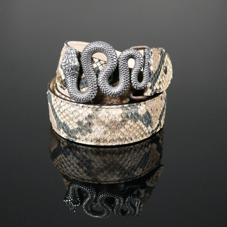 Decadent belt - 'Basilisk' Natural Diamante Snake