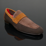 Martini L099 'Negroni' - Three-tone suede loafer