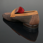 Martini L099 'Negroni' - Three-tone suede loafer