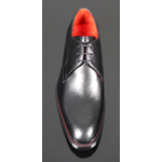 Page 'Loving Maid' - Black calf Gibson lace up shoe