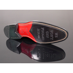 Page 'Loving Maid' - Black calf Gibson lace up shoe