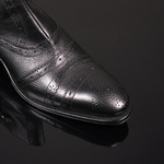 Lynott 'The Libertine' - Black Falcon Grain Leather Tall Zip Boot