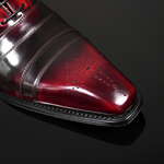 Moon 'Melrose' - Burgundy Fume Toe cap Oxford