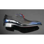 Moon 'Merlin' - Shade Blue polished leather lace up Gibson