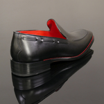 Page 'Lounger' - Black Calf Goodyear Welted Loafer
