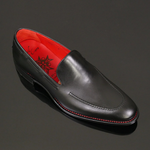 Page 'Lounger' - Black Calf Goodyear Welted Loafer