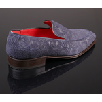 Soprano L118 'Performance' - Navy Floral embossed loafer