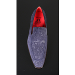 Soprano L118 'Performance' - Navy Floral embossed loafer