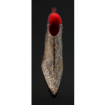 Sylvian J984 'Feline' - Leopard Print Velvet Vegan Zip Boot
