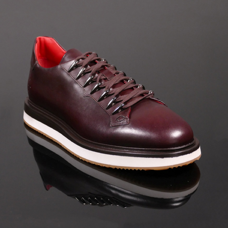 The 'Monaco' - Espresso Brown Calf Leather Hybrid Sneaker
