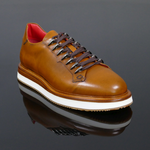 The 'Monaco' - Tiziano Tan Calf Leather Hybrid Sneaker